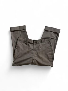 Vintage Gray Chinos Trousers | 90s Y2K Workwear Minimalist